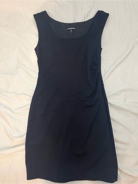 Express Black Sleeveless Sheath Mini Dress